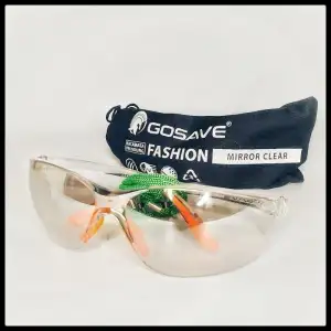 Miniatur galeri KACAMATA SAFETY APD FASHION MIRROR CLEAR TALI GOSAVE ANTI UV
