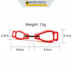 Miniatur galeri PENJEPIT/GANTUNGAN SARUNG TANGAN GLOVE GUARD CLIP